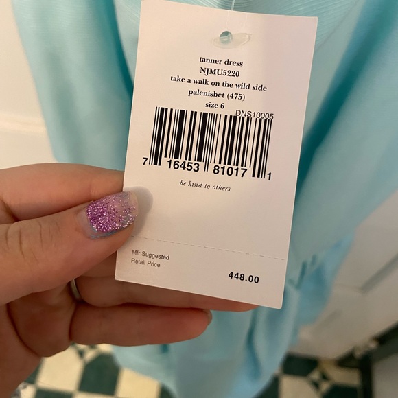 NWT Blue Kate Spade Dress - Picture 5 of 8